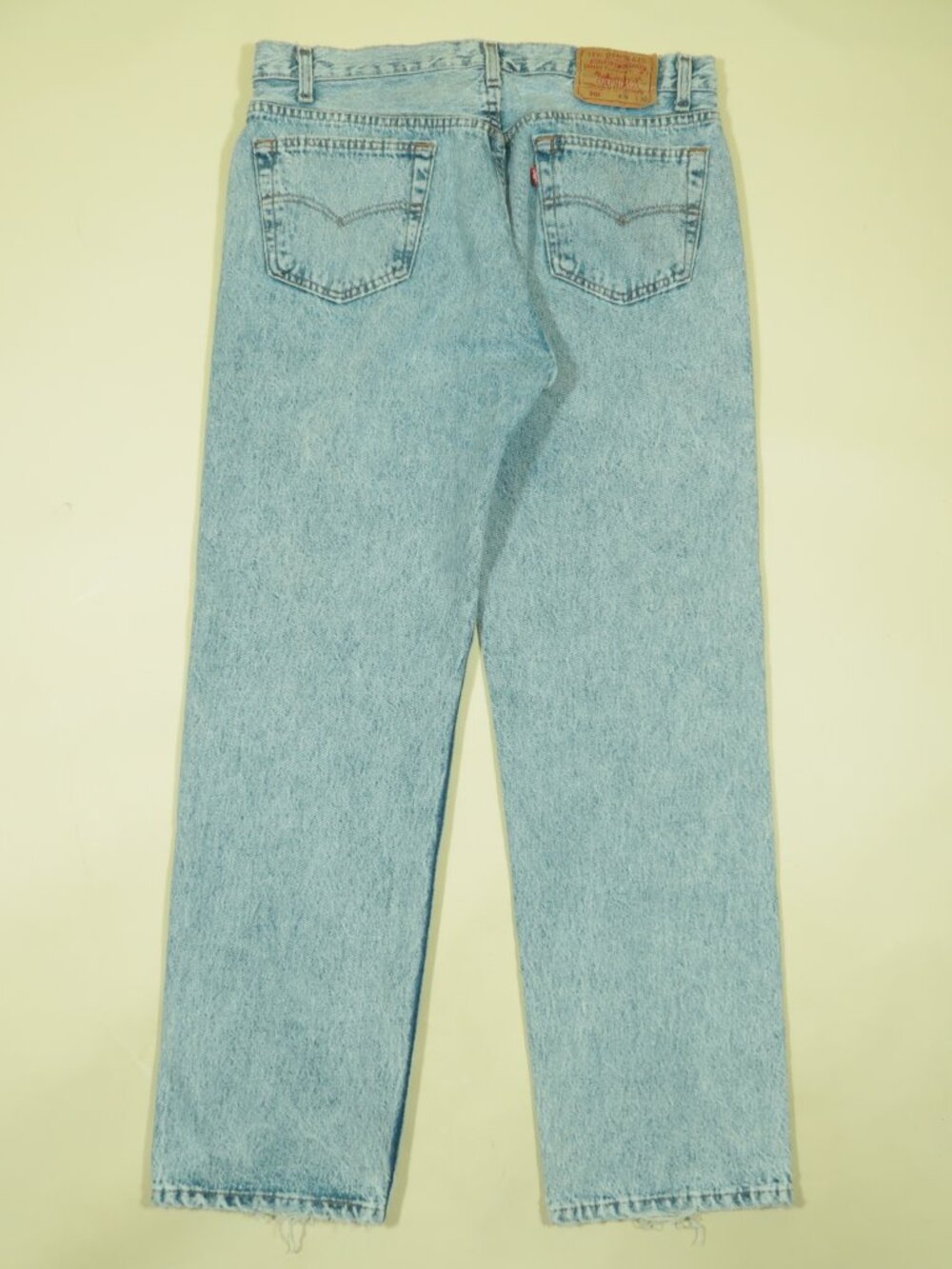 Vintage 80s Levis 501 Acid Wash Jeans Mens 36 (Fits 33) Blue Original Fit - Picture 3 of 12